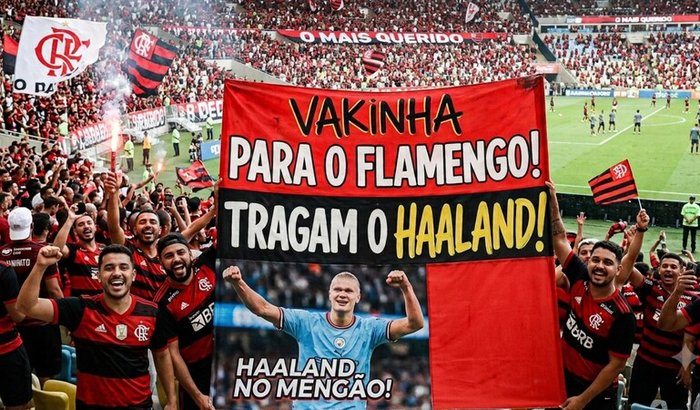 Vakinha para trazer o Haland para ser banco do Pedro no Flamengo