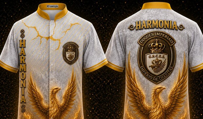 Compras das camisas da ala harmonia império de charitas