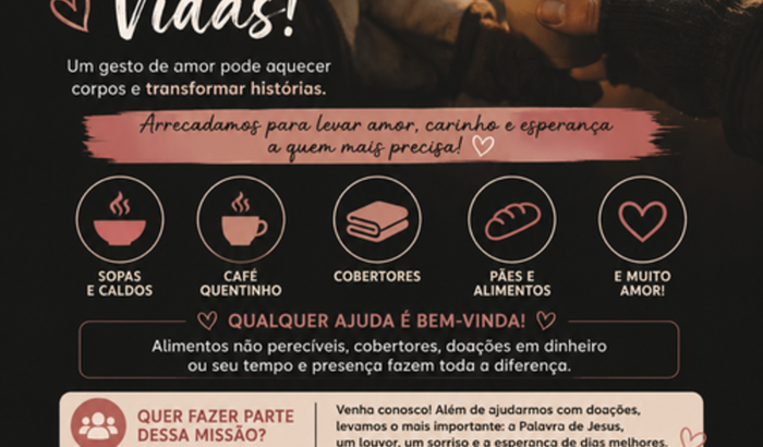 Aqueça um Coração Neste Inverno ❤️