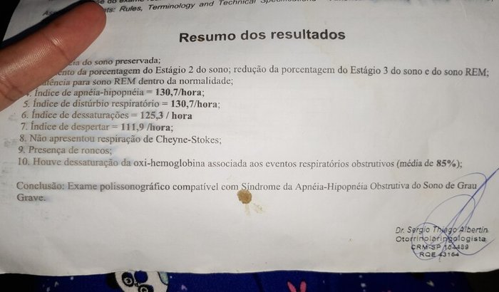 Para um tratamento de apneia grave