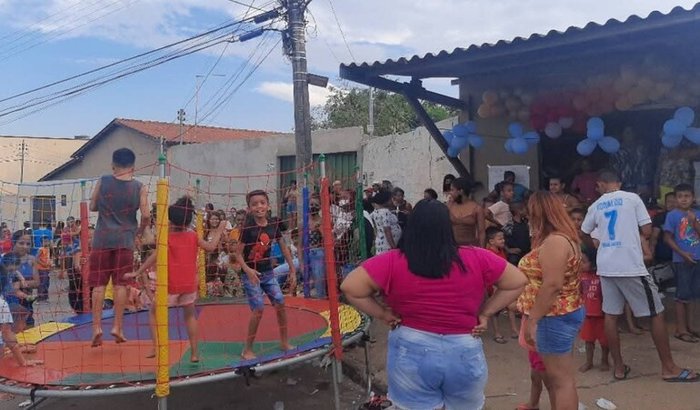Festinha das crianças St Pedro Ludovico