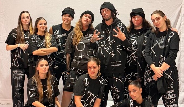 Duda no festival de dança de Erechim