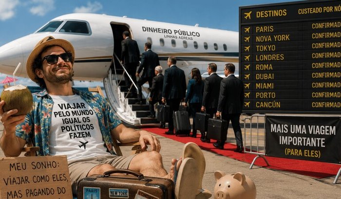 Viajar pelo Mundo Igual Politicos fazem