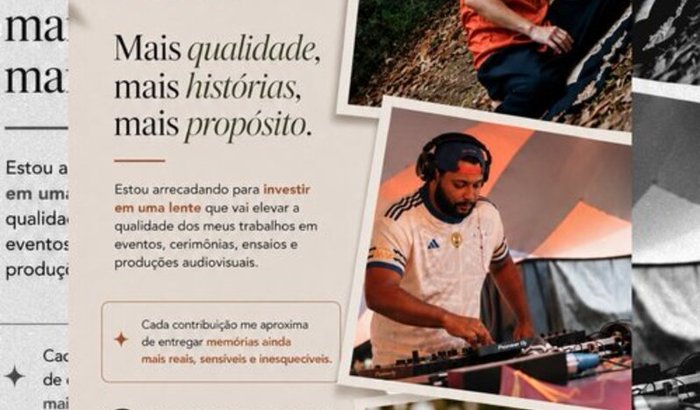 Ajuda pra investir e conseguir crescer no meu sonho da lente nova