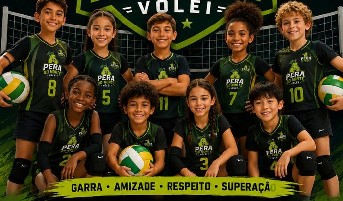 Vôlei infantil Pera-do-Norte