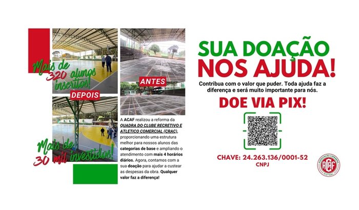 Campanha Solidária – Nova Quadra da ACAF
