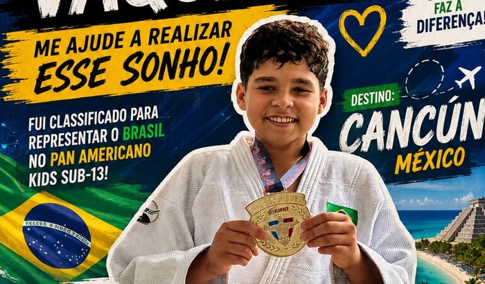 Heitor Oliveira rumo ao Pan Kids de judô – Cancún 🇲🇽