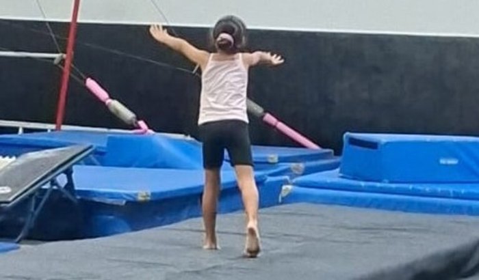 Incentivo à uma futura atleta!