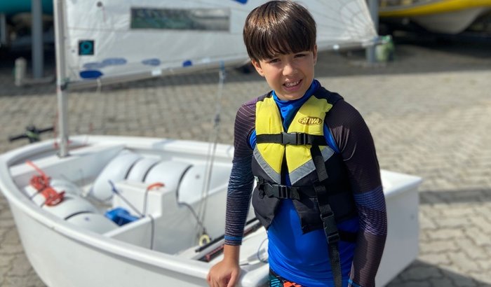BARCO A VELA DO LUCA - para ele continuar velejando!