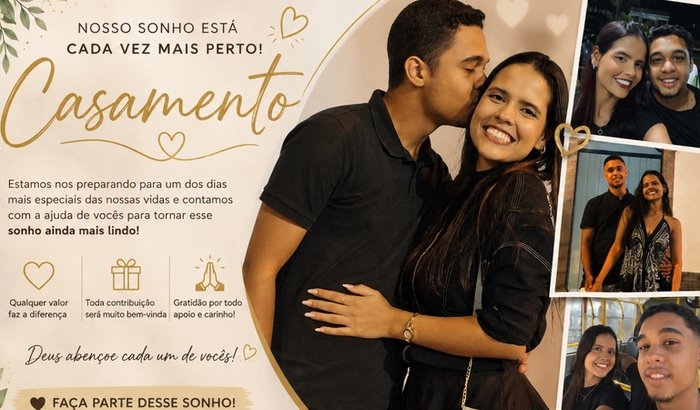 Ajude a realizar nosso sonho! 🤍