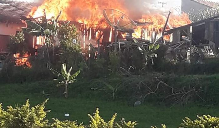 Incêndio casa seu José