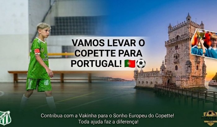 Sonho Europeu: Apoie o atleta Copette em Portugal