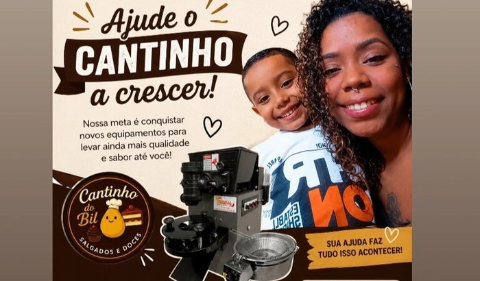 Ajude Bruna a comprar seu próprio maquinário e retomar sua loja