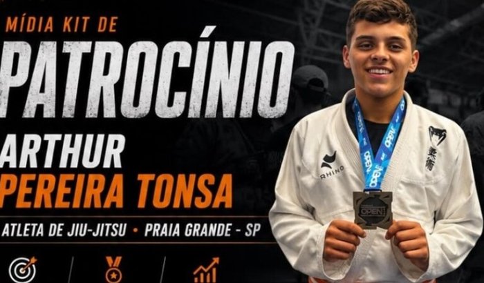 Atleta em busca de um grande objetivo.