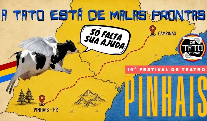 Tato Teatral no Festival de Pinhais/PR