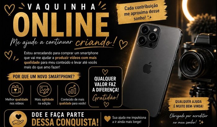 Celular para produzir mais vídeos