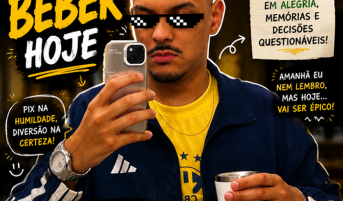 Vaquinha pra eu beber hoje