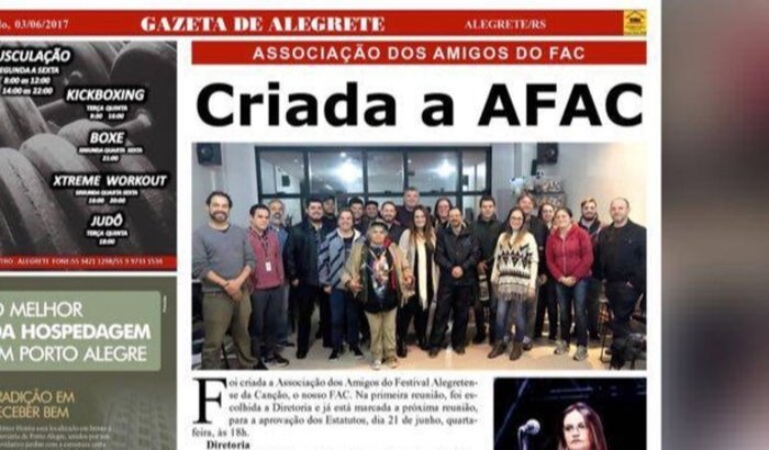 Criação de CNPJ para a AFAC