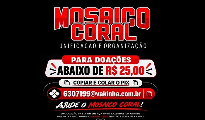 Chave pix: 6307199@vakinha.com.br