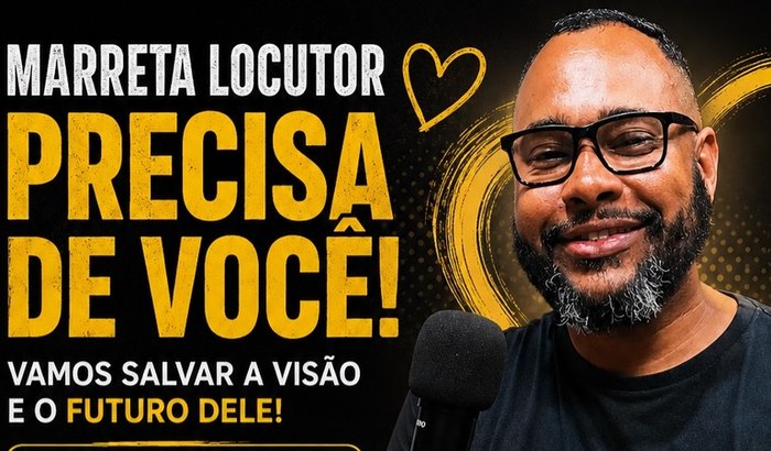 Ajude o Marreta Locutor a salvar sua visão 🙏❤️