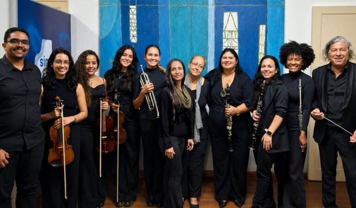 Orquestra de Mulheres Joanídia Sodré.