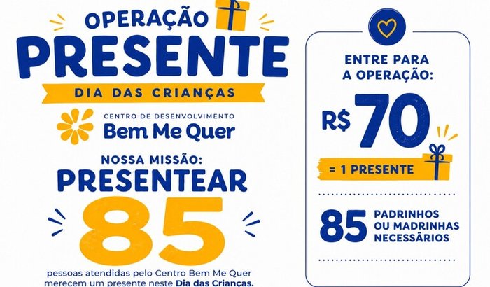 Operação Presente Dia das Crianças 2026
