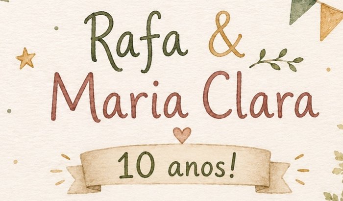 Aniversário Maria Clara e Rafael Ferrari
