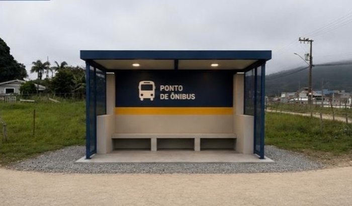 Ponto de ônibus - Penha - bairro nossa senhora de Fátima