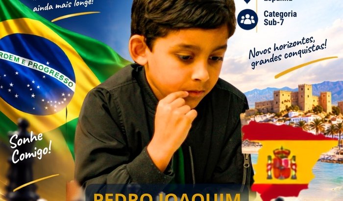 Vamos levar o Pedro Joaquim para o Mundial de Xadrez - Espanha