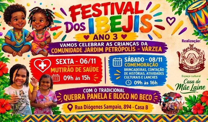 Festa dos Ibejis 2026