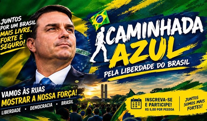 Caminhada Azul - Pela Liberdade do Brasil