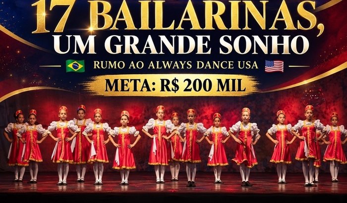 17 bailarinas, um grande sonho: rumo ao Always Dance USA