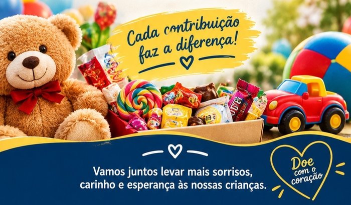 🎁 Ajude Fazer o Dia das Crianças + Feliz! Capela NS Aparecida