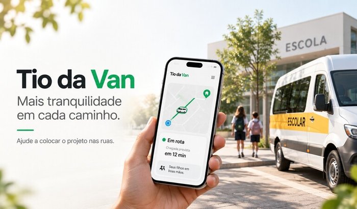 Ajude o Tio da Van a transformar o transporte escolar