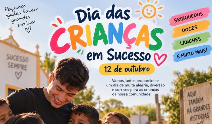 Ação solidária dia das crianças