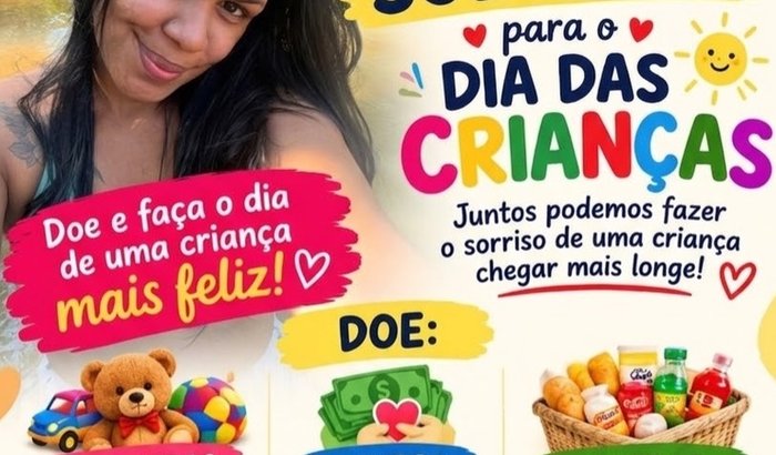 Ação solidária para o dia das crianças