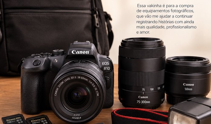 Ajuda para comprar os equipamentos que foram roubados