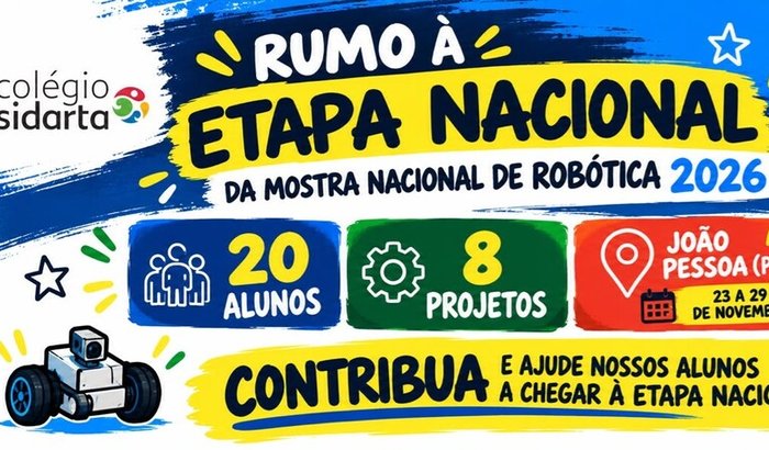 Sidarta: Rumo à Etapa Nacional da Mostra Nacional de Robótica