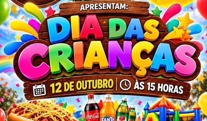 Festa para o dia das crianças.