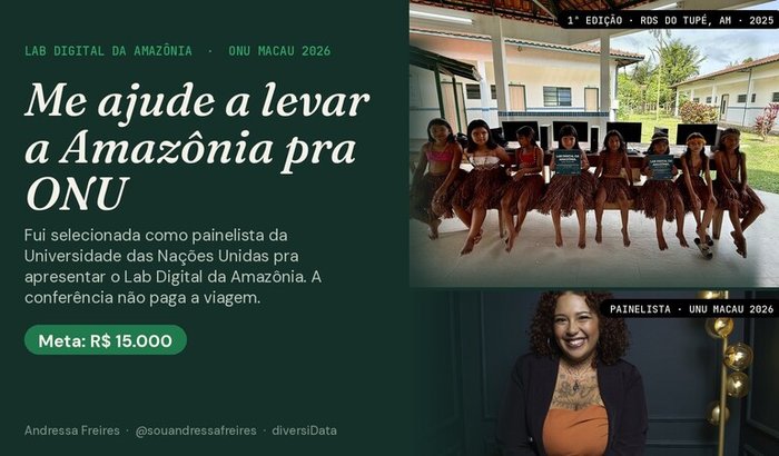 Me ajude a levar a Amazônia pra ONU