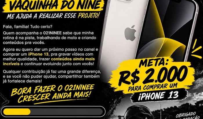 Fortalece o Corre do Nine!