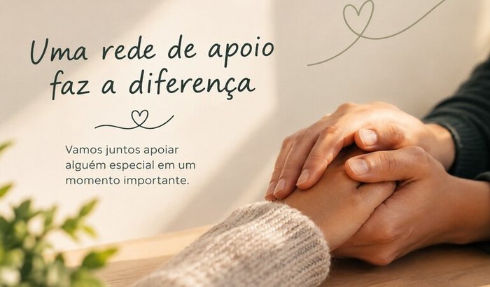 Uma rede de apoio faz a diferença