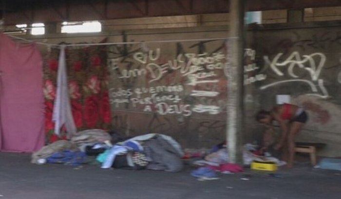 Ajuda para os moradores de rua em Belo Horizonte