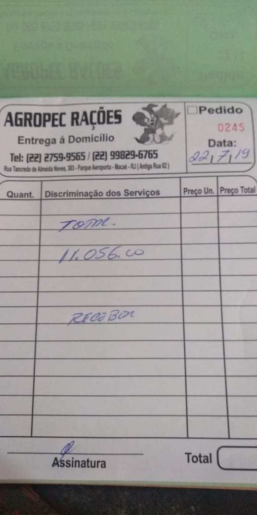 Agropec Dívida - 2019