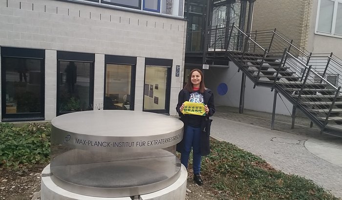 Professora Karina no Cern