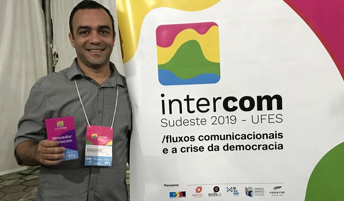 Marlon Nascimento no Congresso Intercom 2019 -  RIO + Educação