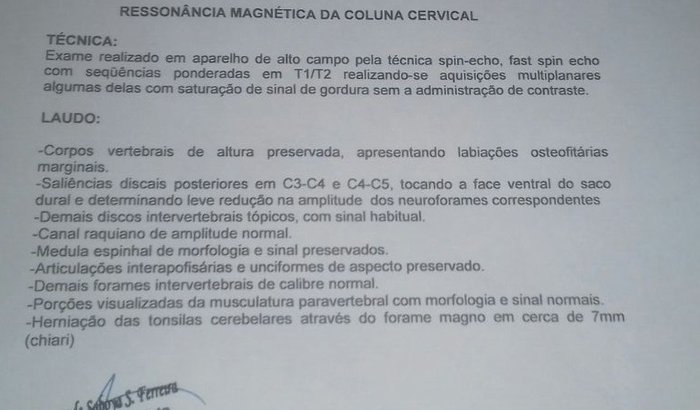 CIRURGIA CHIARI - AJUDA PARA PÓS-OPERATÓRIO