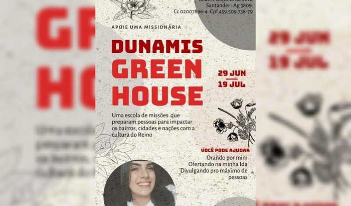 Apoie essa Missão - Dunamis Green House