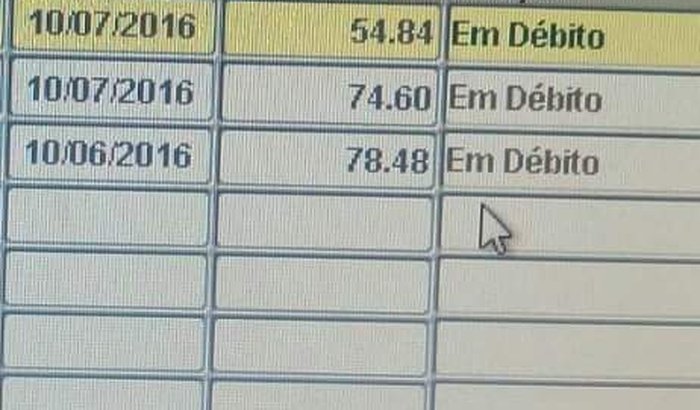 Pagamento de contas