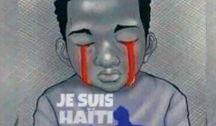 solidariedade  ao Haiti depois do furacão .